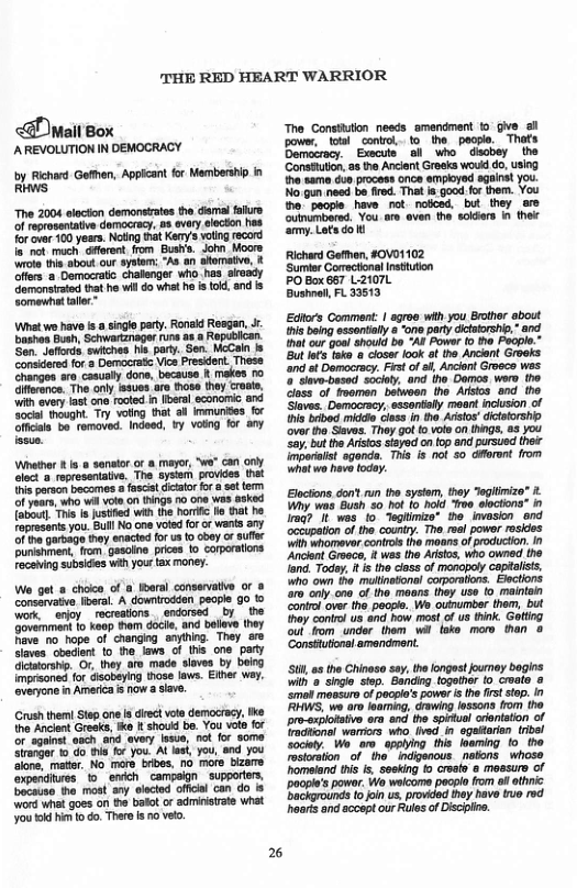 THE RED HEART WARRIOR  RN  Mmmmm EIYH M mm mu:m  AREVOLUTION IN DEMOCRACY  H H ’ § i  @ wmail Box  amy.Latadolt  |  w  i L g  Wo get &  o  m.mmammuu  m  MW mm  2% 